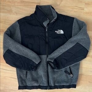 The North Face kids Black and Gray Puffer Jacket